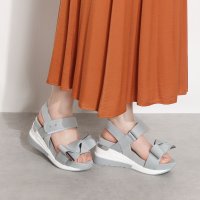 ROOM9/ルームナイン ROOM9 厚底 ウェッジソール リボン スポーツサンダル レディース ストラップ 歩きやすい 履きやすい/507216999