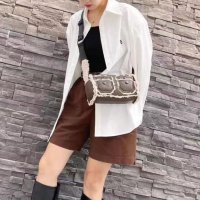 Tomieco/トミエコ Tomieco LEATHER スクエアショルダーバッグ 本革orムートン/507217021