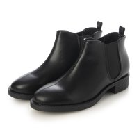 unpetit/アンペティット unpetit ローヒール サイドゴア シンプル ショートブーツ/507217075
