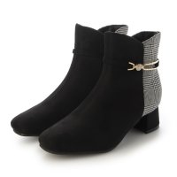 unpetit/アンペティット unpetit スクエアヒール バックルベルト ショートブーツ レディース ローヒール/507217096