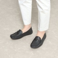 unpetit/アンペティット unpetit スクエアトゥ アッパーベルト ローヒール ローファー ドライビングシューズ/507217098