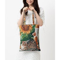 Purr Purr/パーパー Purr Purr ジャガード織 ネコ柄トートバッグ/507217251