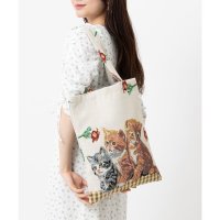 Purr Purr/パーパー Purr Purr ジャガード織 ネコ柄トートバッグ/507217251