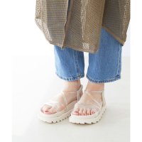 welleg sellect/ウェレッグ セレクト welleg sellect レースアップ厚底サンダル/507217322