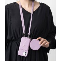 emonique/エモニーク emonique iPhoneケース カバー カード収納 ストラップ コインケース/507217384