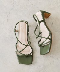 Menue/メヌエ Menue 連ストラップ5.5cmヒールサンダル/507217422