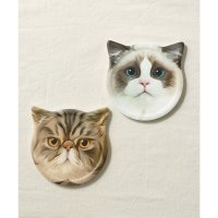 Purr Purr/パーパー Purr Purr ネコ柄 セラミックコースター2枚セット/507217589