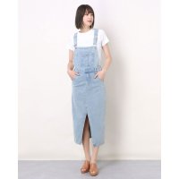 Rodic/ロディック Rodic レディース 春夏 SS デニム デニムサロペット サロペットスカート ロングスカート ロング丈 スリット タイト 春 夏/507217887