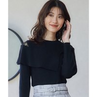 12Twelve Agenda/トゥエルブアジェンダ 12Twelve Agenda ハイネック肩レースオフショルニットプルオーバー/507217914