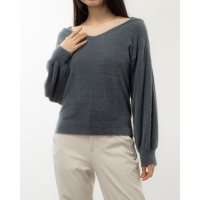 12Twelve Agenda/トゥエルブアジェンダ 12Twelve Agenda 肩レースボリュームスリーブシャギーニットプルオーバー/507217918