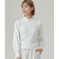 12Twelve Agenda/トゥエルブアジェンダ 12Twelve Agenda ねじりネックボリュームスリーブニットプルオーバー/507217929
