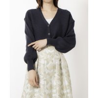 12Twelve Agenda/トゥエルブアジェンダ 12Twelve Agenda Vネック肩スリットクロップド丈カーディガン/507217953