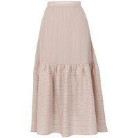 KOBE LETTUCE/コウベレタス KOBE LETTUCE シアーストライプティアードスカート [M3355]/507218646