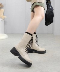 minia/ミニア minia スクエアコンバットミドルブーツ(212223)/507218908