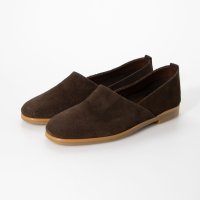 GLOBAL CLUB/グローバルクラブ GLOBAL CLUB レディース フラットパンプス ラウンドトゥ 日本製 革スエード (BLACK)/507219134