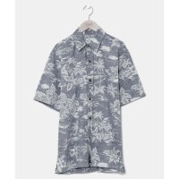 KAHIKO/【Kahiko】TWO PALMS シャックMEN'Sアロハシャツ レッド/507231907