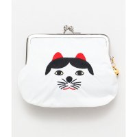 KAYA/【カヤ】福猫 平親子がま口 ブラウン/507232561