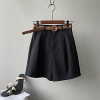 Forcement/フォースメント Forcement タックつきハイウエストハーフパンツ/507232702