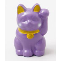KAYA/【カヤ】常滑焼 彩りほっぺ招き猫3号 貯金箱 レッド/507233030