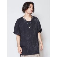 CAYHANE/【チャイハネ】yul アシッドウォッシュメンズTシャツ ブラック/507233993