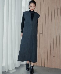 Ampirula/アンピルーラ Ampirula キーネックジャンパースカート/507243156