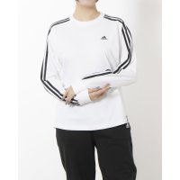 adidas/アディダス adidas レディース 長袖Tシャツ W ESS+ 3ST LS Tシャツ JF1390/507255520