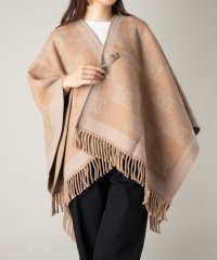 Max Mara/マックスマーラ Max Mara FRINE コート レディース アウター ケープ ポンチョ ウール フリンジ ピンブローチ付き/507257196