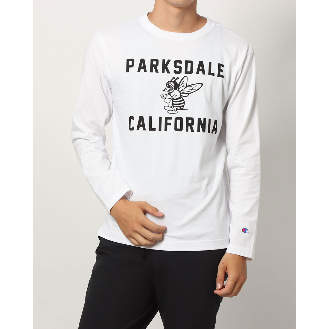 Champion PARKSDALE CALIFORNIA 長袖Tシャツ L Champion PARKSDALE CALIFORNIA 長袖Tシャツ L