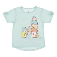 FINE PLUS/ファインプラス FINE PLUS ジュニア 半袖Tシャツ スミッコグラシ GIRLSペンペンアイス袖リボンT 22863129/507258569