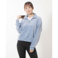 TIGORA/ティゴラ TIGORA レディース スウェットハーフジップ ベロアハーフジップ TR－9C2783TJ/507259059