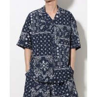 TIGORA/ティゴラ TIGORA メンズ 半袖シャツ 撥水ペイズリープリント半袖シャツ TR－9A1013HS/507274790