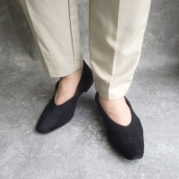 BONTRE/ボントレ BONTRE コーデュロイVカットパンプス/507311508