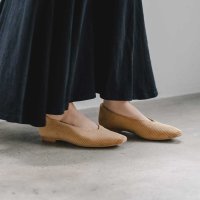 BONTRE/ボントレ BONTRE コーデュロイVカットパンプス/507311508