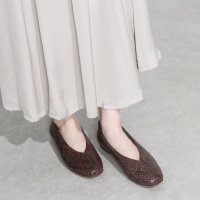 BONTRE/ボントレ BONTRE Vカットスクエアフラットパンプス/BONTRE 90053/507311636