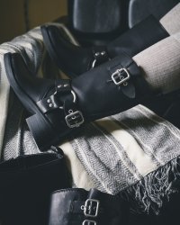 STEVE MADDEN/スティーブ マデン STEVE MADDEN レザーバイカーブーツ/507311978