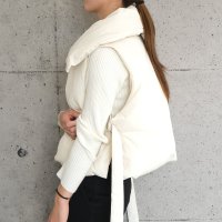 aquagarage/アクアガレージ aquagarage ショート丈ファイバーダウンベスト 秋 冬/507323912