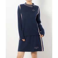 CECIL McBEE green/セシルマクビーグリーン CECIL McBEE green ラインニットモックネック/507324987