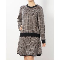 CECIL McBEE green/セシルマクビーグリーン CECIL McBEE green グレンチェッククルーネック/507324989