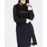 CECIL McBEE green/セシルマクビーグリーン CECIL McBEE green ロールアップスリーブPOLO/507324999
