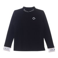 CECIL McBEE green/セシルマクビーグリーン CECIL McBEE green 袖ラインモックネック/507325000