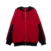 NERDY/ノルディ NERDY LAYERED HOODIE TRACK TOP レイヤードフーディトラックトップ/507330229