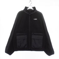 NERDY/ノルディ NERDY WOVEN BLOCK FLEECE JACKET ウーブンブロックフリースジャケット/507330420