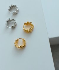 ADAM ET ROPE'/LES BIJOUX クリースフープピアス/507331359