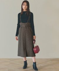 grove/起毛ジャージーナローストラップ付きスカート/507380280