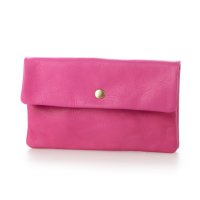 perche/ペルケ perche 牛革袋縫いかぶせ長財布/500334449