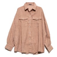 STYLEBLOCK/スタイルブロック STYLEBLOCK 薄コーデュロイパフ袖オーバーシャツ/502869532