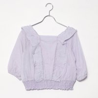 STYLEBLOCK/スタイルブロック STYLEBLOCK カットドビーフリルブラウス/503393815