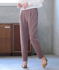 Ranan/ラナン RANAN 裏起毛美脚シルエットタックパンツ/505228887