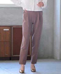 Ranan/ラナン RANAN 裏起毛美脚シルエットタックパンツ/505228887