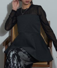 MAISON BREEZE reveur/メゾンブリーズレヴール MAISON BREEZE reveur カットダンボールニット ベアトップ トップス チュニック フレア Aー20023ーB/506863563